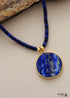 Boho Necklace, Lapis Luzuli Pendant Necklaces